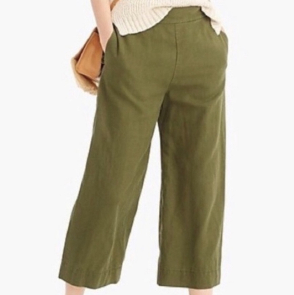 J.Crew Point Sur Seaside Wide Leg Linen Pants
